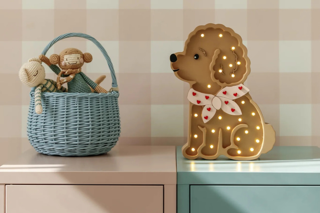 Lampe LED Chien Caniche - Little Lights - 2