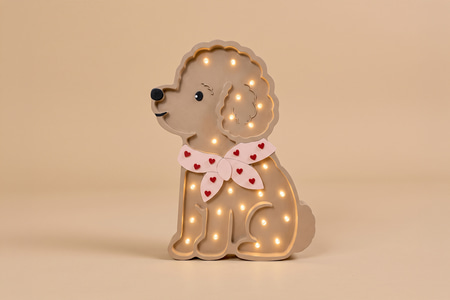 Lampe LED Chien Caniche - Little Lights - 1
