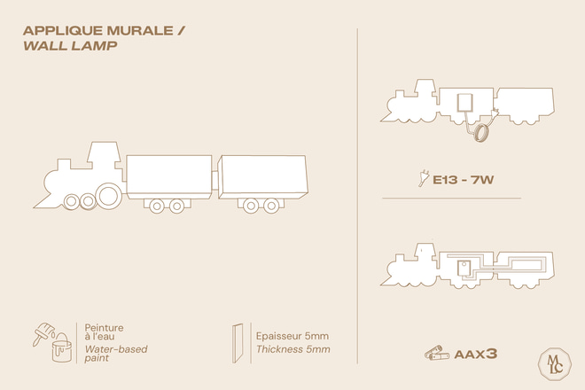 Estantería Luminosa Tractor - Azul - 5