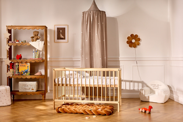 Medvilninis lovos baldakimas – Cottage Walnut - 2