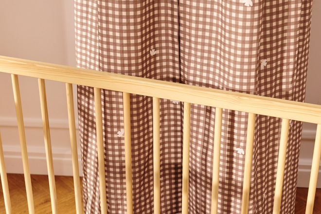 Pamučni baldahin za krevet – Cottage Walnut - 5