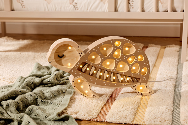 LED lampa bruņurupuča formā, Cappuccino - Little Lights - 2