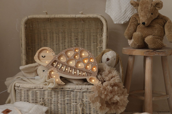 LED vėžliuko formos lempa Cappuccino - Little Lights - 6