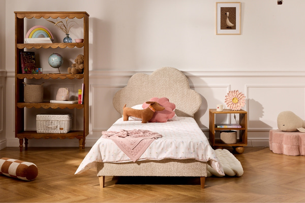 Cama Nuvem Bouclé 90X190 cm - Sandshell - 1