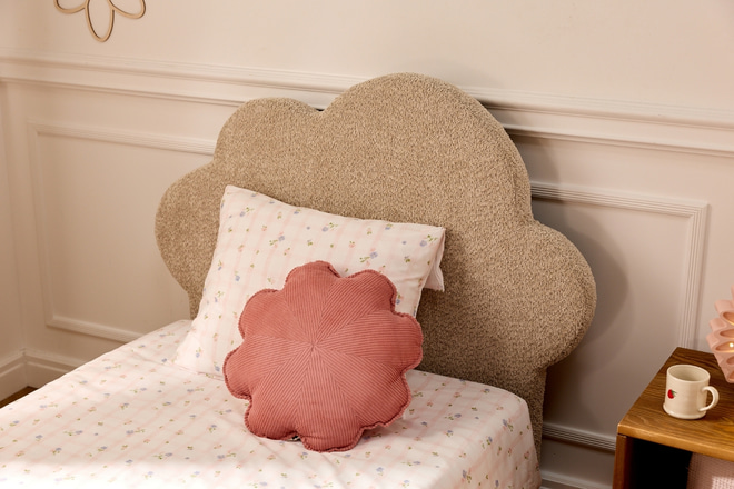 Molnsäng i Bouclé 90x190 cm – Coconut Milk - 2