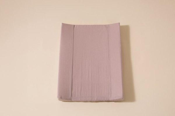 Muślinowy materac do przewijania 52 × 70 cm – Dusty Pink - 1