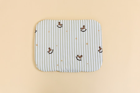 Flat Baby Pillow 30 × 40 - Rocking Horse - 1