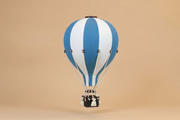 Balon cu aer cald albastru închis - 1