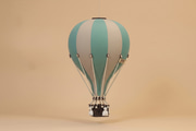 Teplovzdušný balón v mätovozelenej a tmavobéžovej farbe - 1