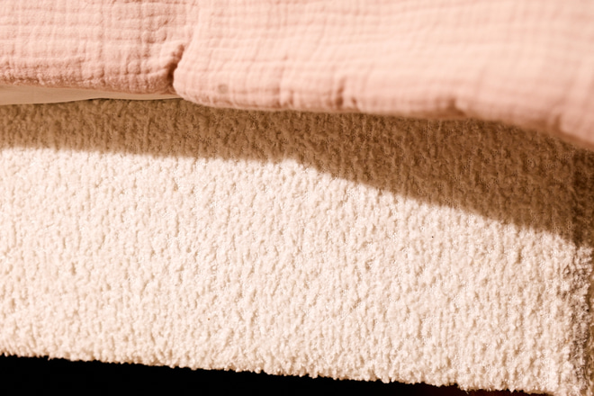 Letto Arco Bouclé 90X190 cm - Coconut Milk - 6