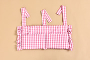Tasca per Letto  - Vichy Rosa - 1