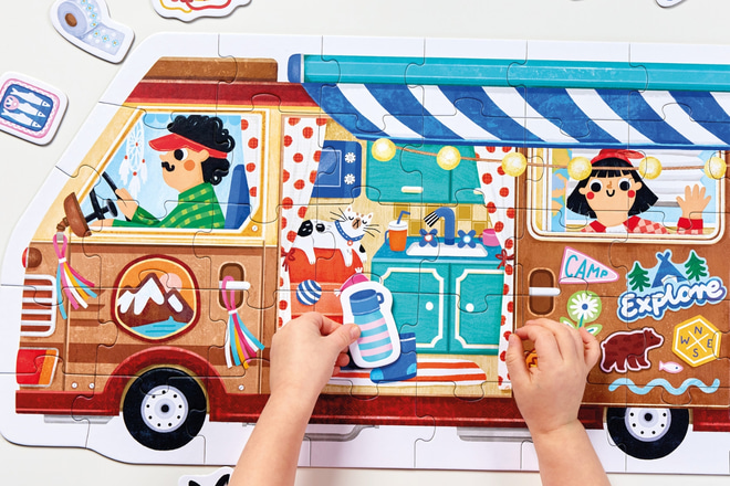 أحجية سيارة التخييم 3+ - 2