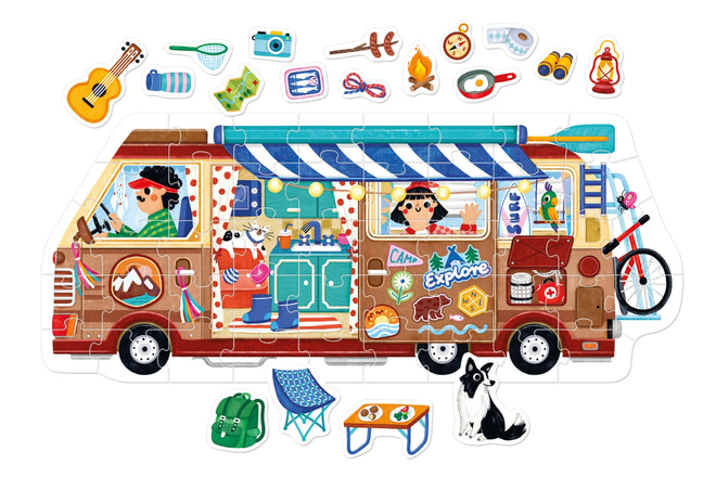 Camper Van Puzzle 3+ - 3
