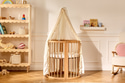 Boho Vanilla Bed Canopy - with Canopy Stand - 1