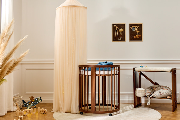 Baldacchino in Tulle - Champagne - 1