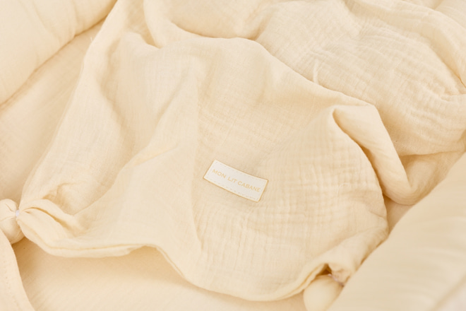 Muslin Teddy Bear Vanilla Comforter - 2