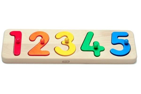 Wooden Numbers Recognition Board