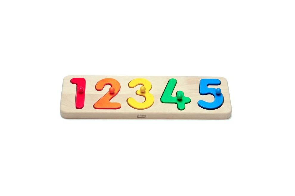 Wooden Numbers Recognition Board