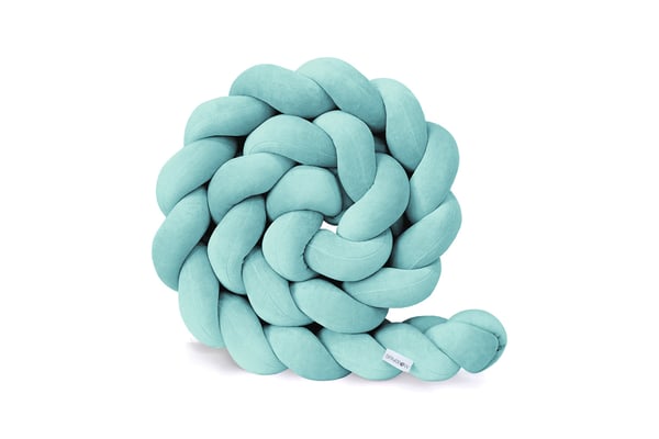 Sea-Green Bed Bumper - 3 Ropes 
