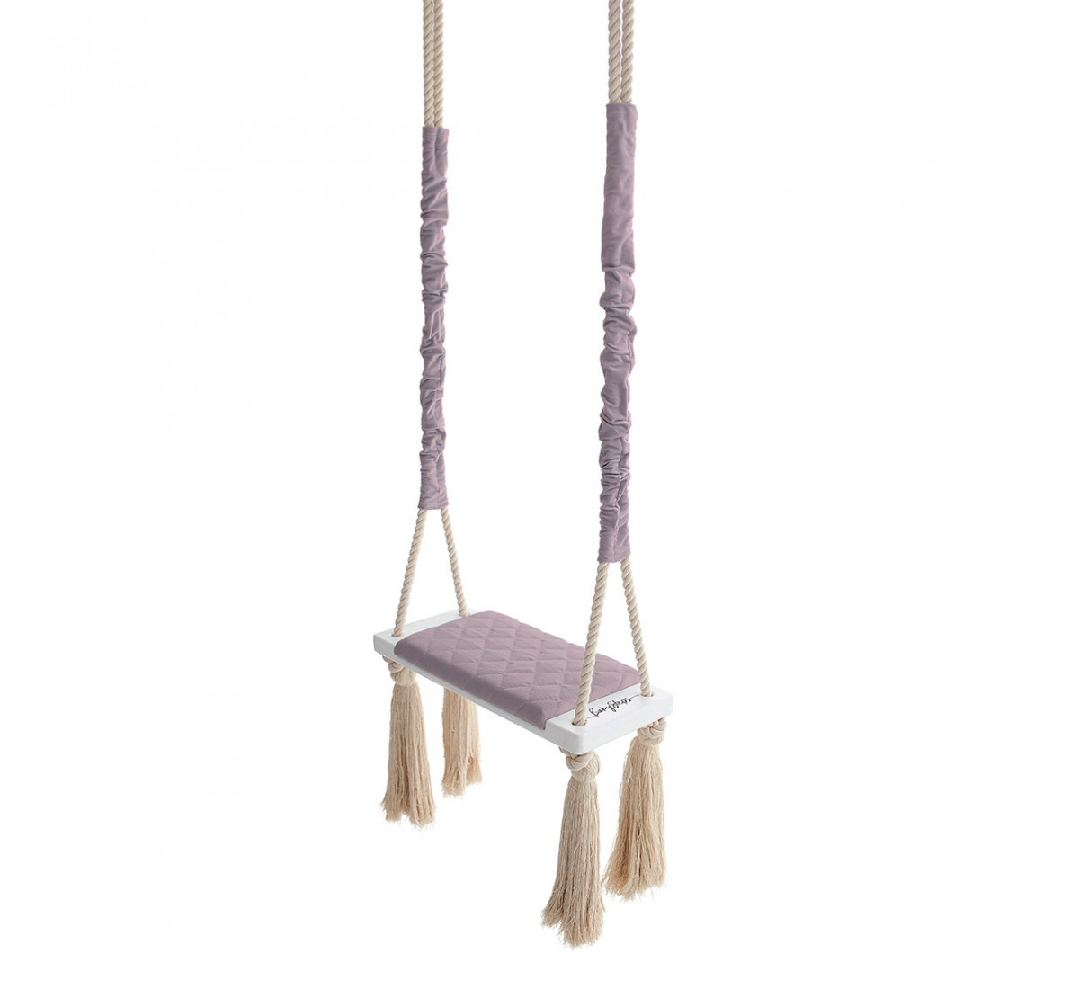 Vintage Pink Wood Swing