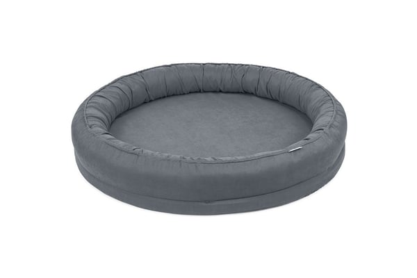 Basic Dark Grey Cocoon Without Ruffles