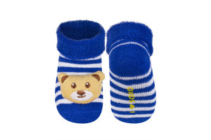 3D Brown Bear Bell Socks