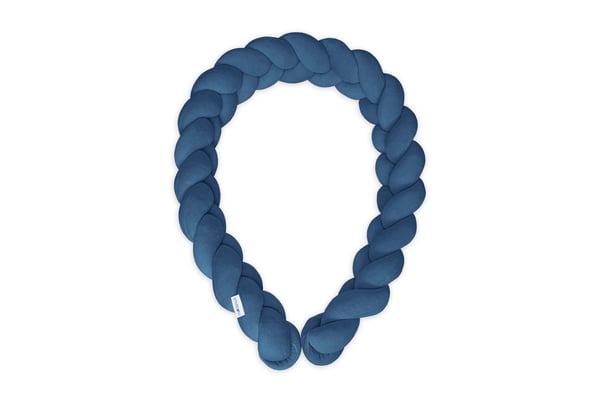 Cocoon-Babynestchen Geflochten Petrol Blau