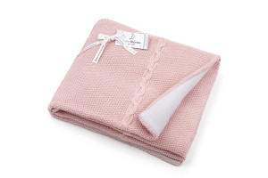 Pink Cotton Fleece Blanket