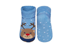 Christmas Reindeer Socks 19-21