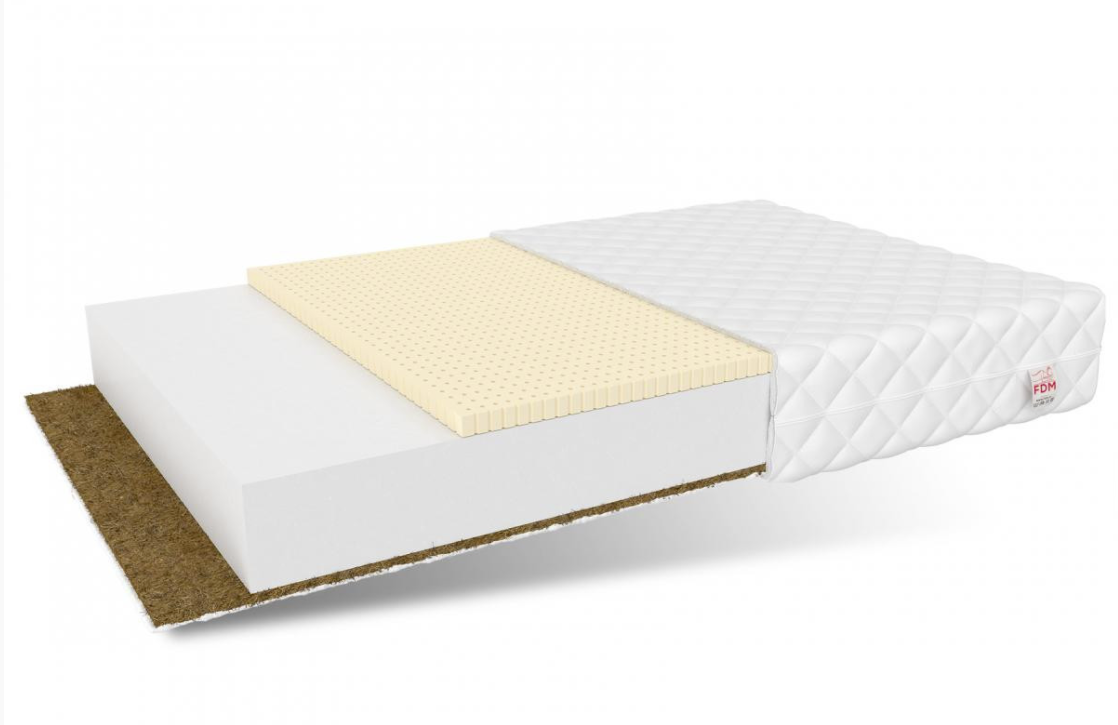 Coconut Fiber & Latex Mattress Perséphone 10cm