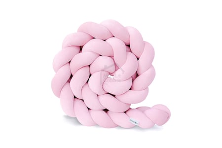 Light Pink Bed Bumper - 3 Ropes