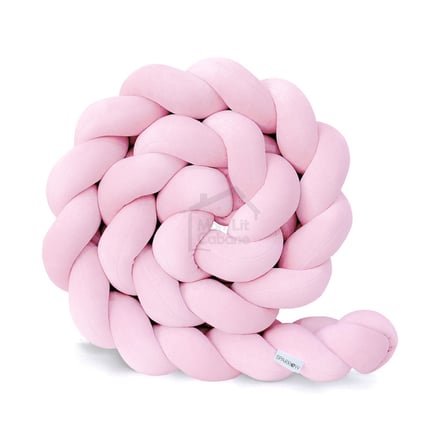 Light Pink Bed Bumper - 3 Ropes