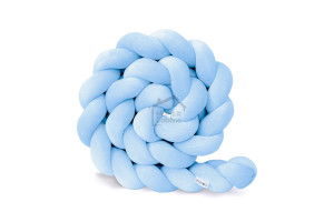 Light Blue Bed Bumper - 3 Ropes 