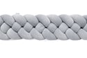 Classic Grey Bed Bumper - 4 Ropes