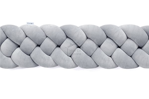 Paracolpi intrecciato 4 spighe - Grigio Classico