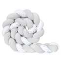 Starry Grey Bed Bumper - 3 Ropes