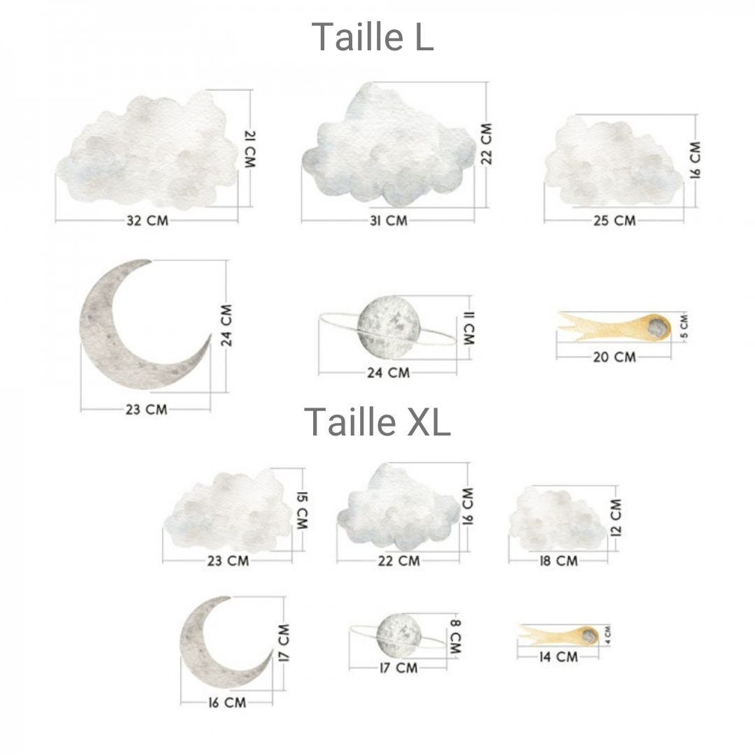 Nuages et étoiles