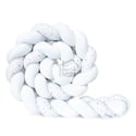 Starry White Bed Bumper - 3 Ropes