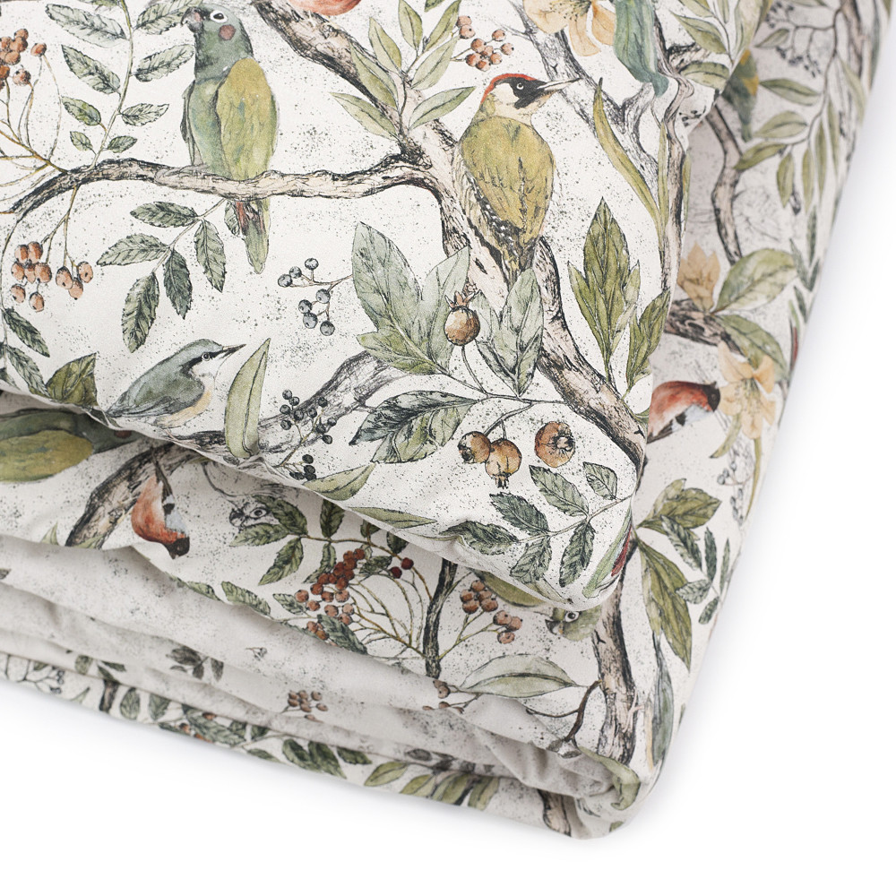 Couette Imprimée Ornithology M 100x135 + Oreiller 40x60