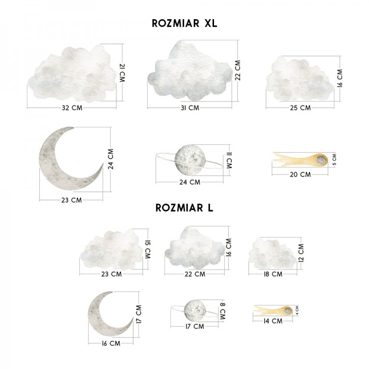 Nuages et etoiles