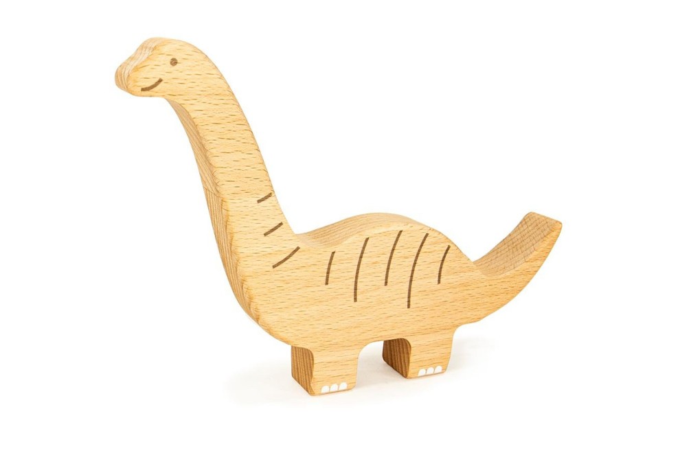 Dinossauro em madeira