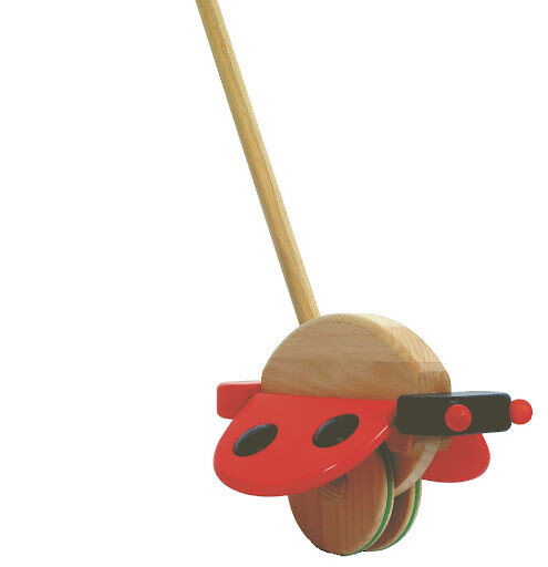 Jouet en bois - Push Toy Ladybird