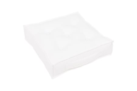 Pouf Carré Blanc