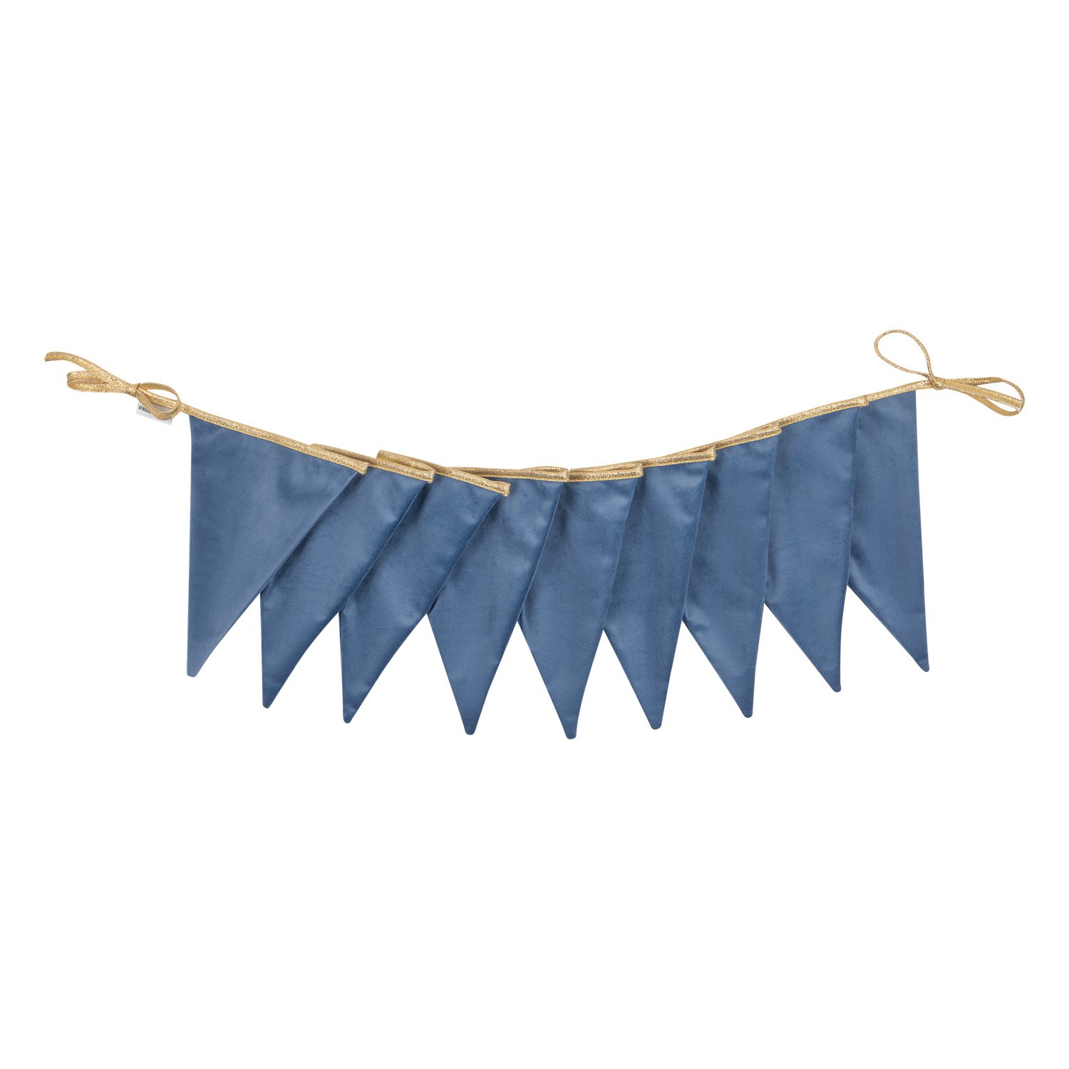 Velour Garland Petrol Blue