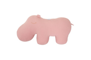 Pink Hippo Cushion 