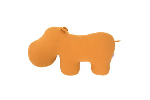 Mustard Hippo Cushion 