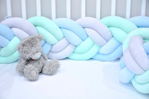 Mint & Blue Braided Bed Reducer