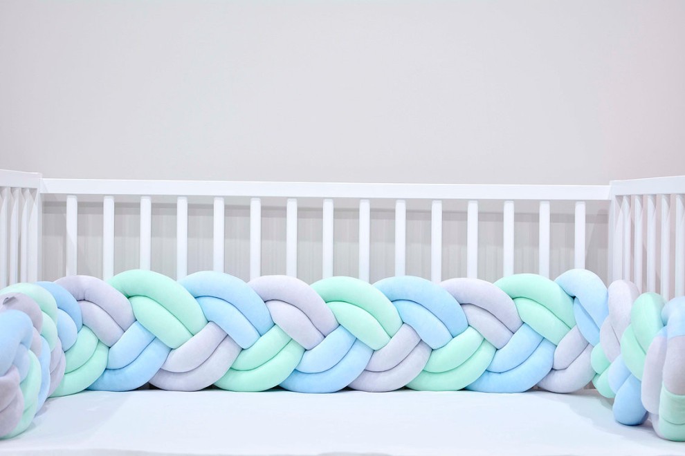Mint & Blue Braided Bed Reducer