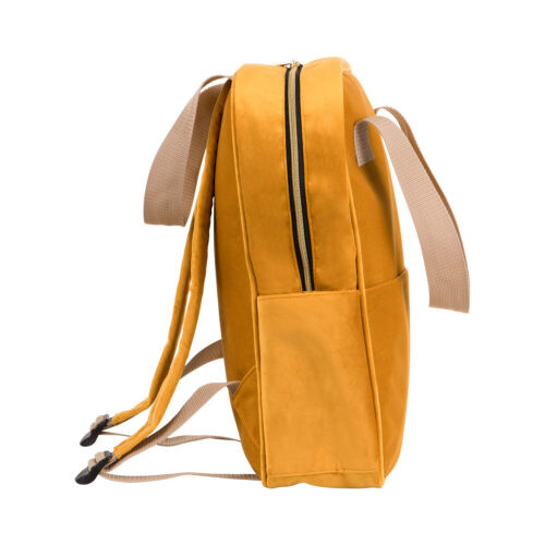 Rucksack Samt Gelb