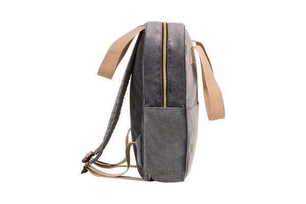 Mochila Azul Gris